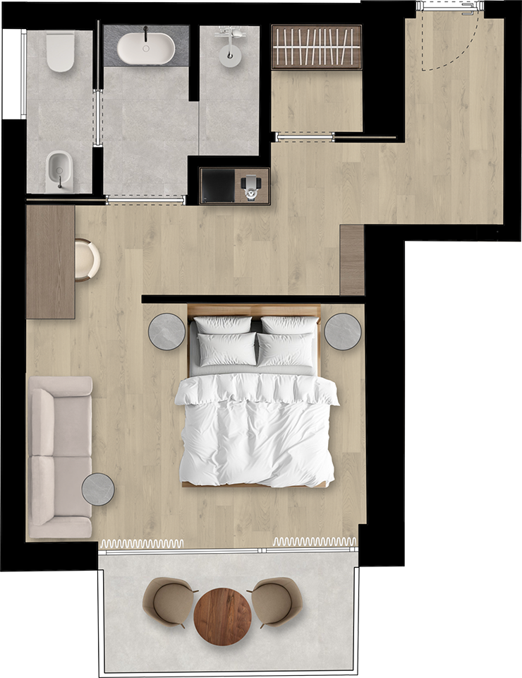 hotel-nordik-piantina-camera-deluxe dolomites